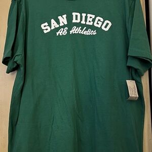 American Eagle Green San Diego Athletics Men's Shirt